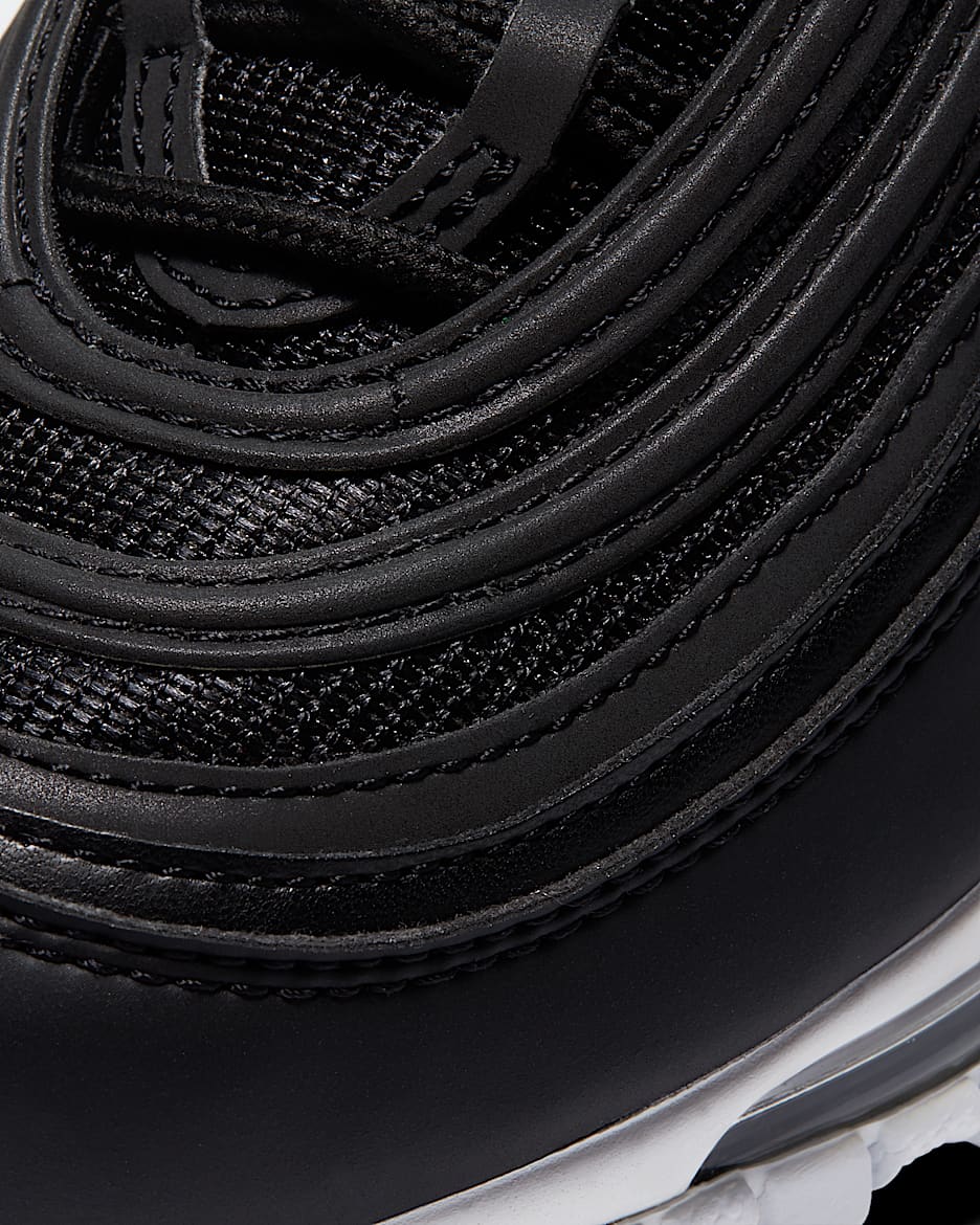 Nike air max 97 schwarz weiß kinder sales